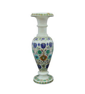 Marble Inlay Flower Vase
