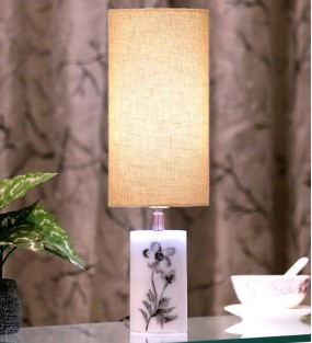 Elegant Style Marble Base Side Table Lamp..
