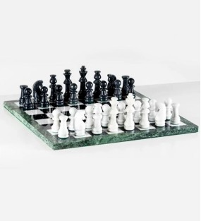 Marble Inlay Chess Board..