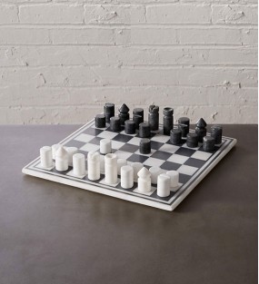 Marble Inlay Chess Board